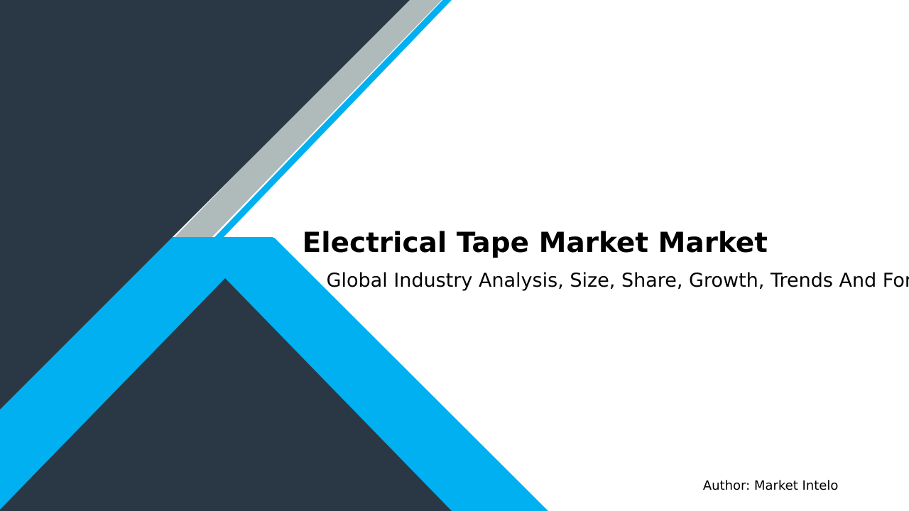 Electrical Tape Market Research Report 2033